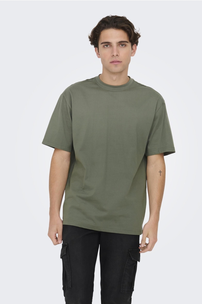 ONSFRED LIFE RLX SS TEE NOOS 22022532 Castor Gray